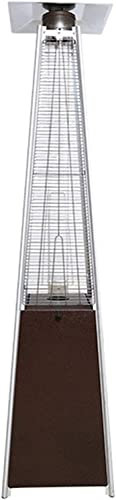 Radiateurs De Terrasse Chauffage De Terrasse Pyramidal Extérieur, Protection Contre L'extinction Et Le Renversement, Chauffage À Gaz En Tube De Verre, Chauffage Au Sol Sur Pied, Chauffage Rapide, 13 K