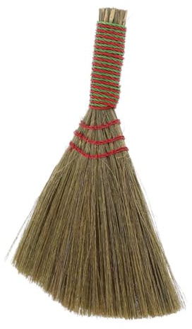 Outanaya Spazzola in Paglia Intrecciata Morbida e per Pulizia Desktop e Superfici Mano Mano Portatile Resistente e Durevole per Uso