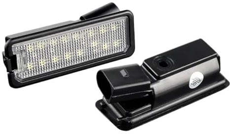Vvhabpm LED Numero Luce Targa Per Boxster Per Cayman Carrera Per Cayenne 987/997/958 2x Luce Targa A LED Bianca Senza Errori CANBus 1K8943021 5F9943021