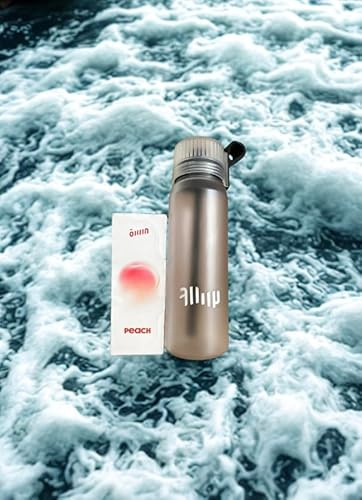 Air Startkit Weiß Wasserflasche + 3 Geschmacksgläser - Hydratation mit aromatisiertem Wasser - Twist in Pearl White| Black Friday Pre-Deal