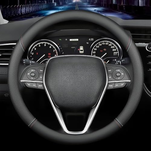 NTDWSXVO Funda Volante para Kia Ceed II JD 2013-2018, Cubierta Volante Cuero Protector Coche Interior Accesorios Antideslizante Transpirable