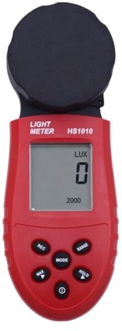 200.000 Lux HS1010 LCD Digitale Integrato Luce Luxmetro Tester Illuminatore Misuratore Di Tenuto In Mano Luminometro Lux/Fc Fotometro Misurazione Ad Alta Precisione