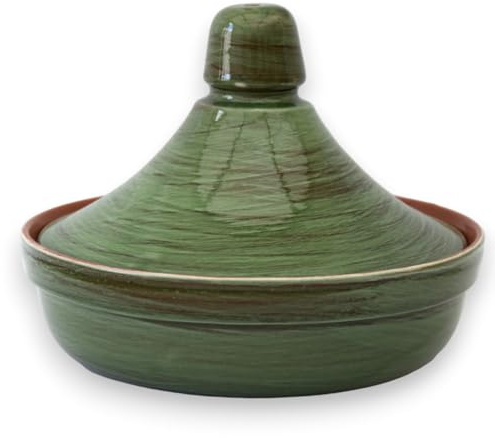 Colì Majoliche e Terrecotte seit 1650 Tajine aus Terracotta (Verte Terre Antiche)