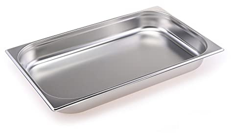 TeknoStahl GN Behälter Gastronorm 1/1 Edelstahl (65 Millimeter)