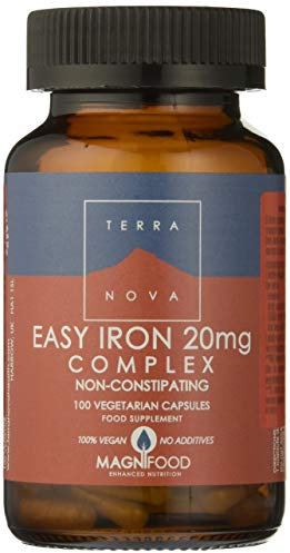 Terranova Easy Iron 20mg Complex Non Constipating 100 Veg Capsules