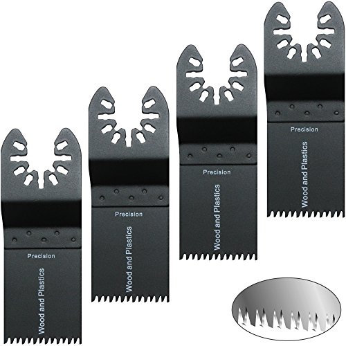 Hobbypower24© Set 2x/4x/6x Tauchsägeblatt/Japan Precision Sägeblatt 35mm Holz & Kunststoff für Fein Multimaster FMT 250 / FMM 250 Q/FMM 350 Q/MSX 636 (4)