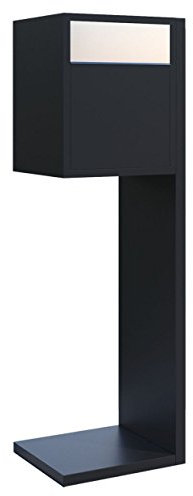 Boite aux Lettres, Design, Hermes noire/inox - Bravios