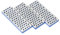 PATIKIL 70mm 360 Grano Grueso Esquí Snowboard Diamante Piedra, 3 Paquete Esquí Cantos Afilador Diamante Cantos Snowboard Piedra Afilar, Azul