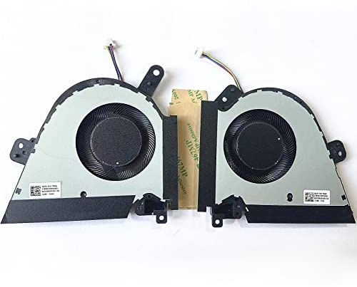 Fleshy Leaf Replacement CPU+GPU Cooling Fan for ASUS TUF Dash F15 FX516 12V | FX516P FX516PR Air RTX3070 Series DFSCK22D05883L DFSCK221151817 FNAR FNAQ