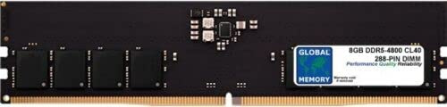 Memoria RAM DDR5 de 8 GB, 4800 MHz, PC5-38400, 288 pines, DIMM, compatible con escritorios/placas base