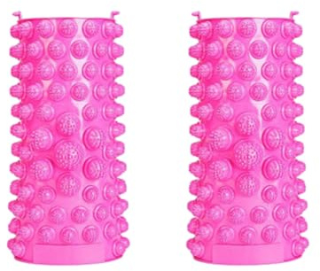 GLEAVI 2stücke Fußmassagekissen mit Reflexzonenmassage Druckplatten-massagekissen für Ferse Fußgewölbe Ballen und Zehen zum Verstauen Zusammenrollbar für Zuhause und Büro