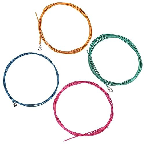 Toyvian 12stücke Elektrische Bass-saiten Set Gitarrensaiten Für Anfänger Und Langlebige Farbige Ersatzsaiten Für Einzigartiges Musikerlebnis