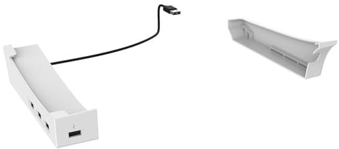 DAGIJIRD Horizontale Aufbewahrung, stabile Tischhalterung mit 4 USB-Hub für PS5 Slim Konsole