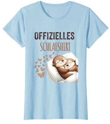 Offizielles Schlafshirt | Seeotter Schlafanzug Otter T-Shirt