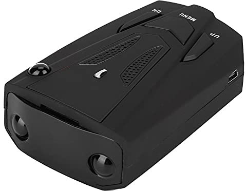 aqxreight 360 Degree V7 GPS Radar Detector Car Speed Alert Safety Voice Band 16 for Traffic Safety (Black)