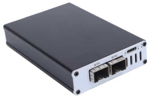 Adattatore Ethernet 10G Compatibile con Porte Thunderbolt 3 o Thunderbolt 4, Supporta 10 Gb, Plug and Play, per OS X, per e per Sistemi Ubuntu (Doppia porta)