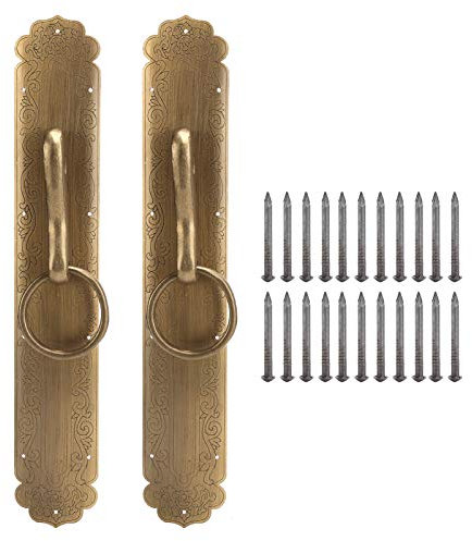 Türring im antiken Bronze-Stil, Türring, antikes Messing, Möbelgriff, Möbelbeschläge