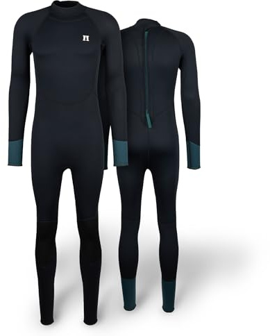 Heber Peak – SeapineHe. Neoprenanzug Damen & Herren lang 3mm - Ganzkörper-Wetsuit mit Rücken-RV – Tauchanzug für Surfen, SUP, Schwimmen etc. – Leichter Taucheranzug aus Stretchmaterial