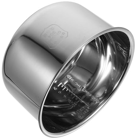 Rice Cooker Replacement Pot Inner Pot 5l Stainless Steel | Built-in Scale, Silver Finish, Versatile Design for Cooking Dishes, Electric Cooker Liner