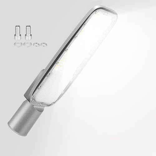 RIGIDON esterno proiettore lampione led, 150W 9498lm luce stradale a led | 6000K bianco freddo, Impermeabile, fari di sicurezza, per giardino strada parcheggio campo da basket cortile piazza garage