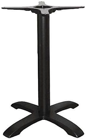 Bolero Pied de table Bolero en fonte, Noir, 720(H) x 610(Ø)mm, En fonte, CE154
