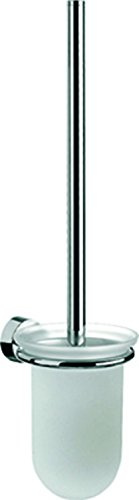 emco rondo2 Bürstenglas für WC-Bürstengarnitur, Toilettenbürsten-Behälter aus Glas, Ersatzbürstenglas