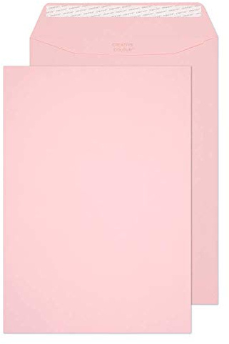 Blake Creative Colour C4 229 x 324 mm 120 gsm plånboksfodral kuvert (63401) babyrosa – 10-pack