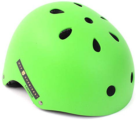 KHE MVP Launch BMX Freestyle Kinder Helm Skate Scooter Grün Größe M 54-58cm