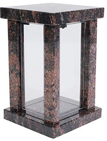 KOKA Lampada funeraria in granito Aurora cimitero lampada funerale gioielli lanterna vetro di alta qualità