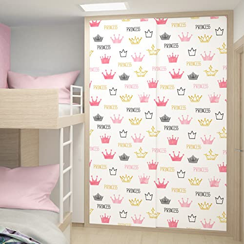 Tapete Mädchen Gold Pink Vliestapete Klebefolie Möbel Leicht Abzuziehen Selbstklebende Tapete Schlafzimmer Küchenrückwand Tapete Selbstklebend for Living Room 53x244cm