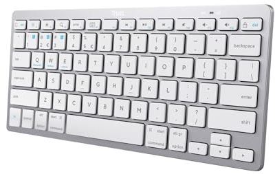 TECLADO BASIC WIRELESS BLANCO TRUST