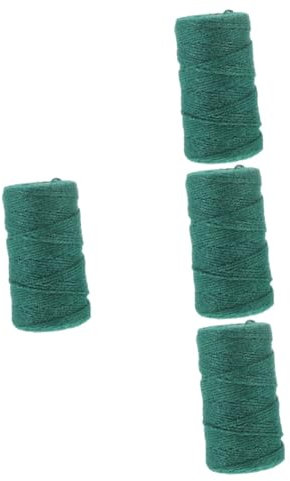 NUOBESTY 4rollen Natürliche Jute-schnur Garten-bindfaden Umweltfreundliches Jute-seil Für Dekoration Basteln Und Pflanzen Für Hochzeiten Und Feiertage