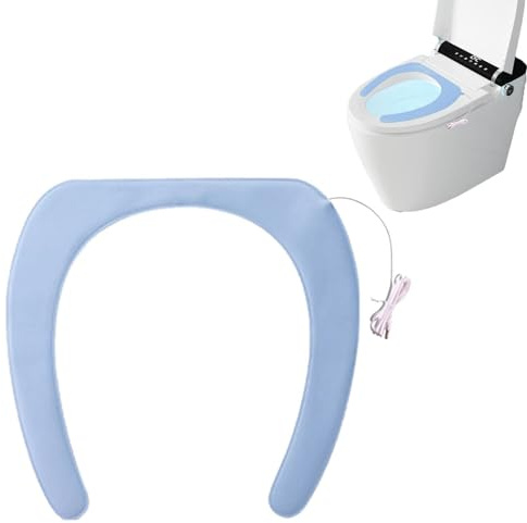 Calda copertura per sedile del water, riscaldatore per sedile del water - Copertura per sedile del water, Comodo e lavabile Carica USB Riscaldamento rapido e costante Facile installazione Riscaldatore