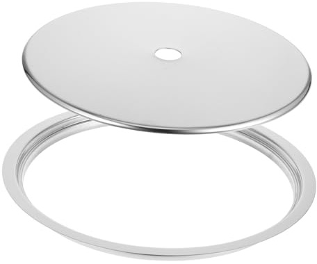 Cabilock Inoxidable Anillo de Olla, de Acero Fuerte, Estable para Reparar, Orificio de Mesa Caliente para Cocina de Inducción Adecuado