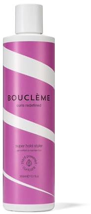 Bouclème - Super Hold Styler - Gel coiffant améliorant les boucles - 99 % d'ingrédients d'origine naturelle et végétalien - 300 ml