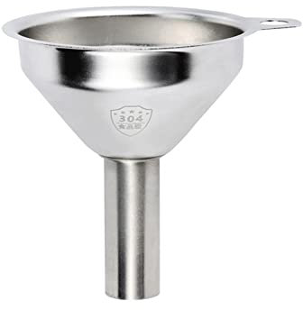 CTCOIJRN Imbuto in Acciaio Inossidabile Imbuto for Olio da Cucina Imbuto for liquidi Imbuto in Metallo con Filtro Staccabile Imbuto a Bocca Larga for Conserve di Utensili da Cucina