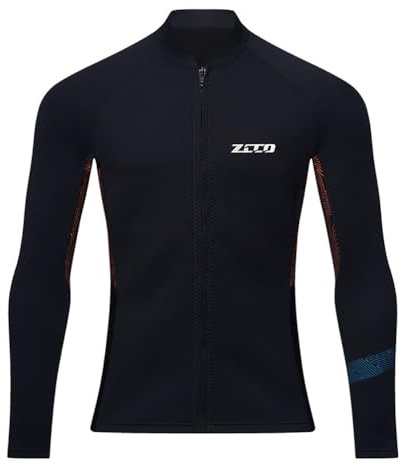 Men,4XL,Top muta 1.5MM per uomo e donna, giacca da immersione in neoprene ultra elastica e calda a maniche lunghe per snorkeling, surf, kayak e canoa