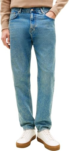 Tommy Hilfiger Tapered Harlem Rgd Ed Light Blue Mw0mw41889 - Ajustado Hombre
