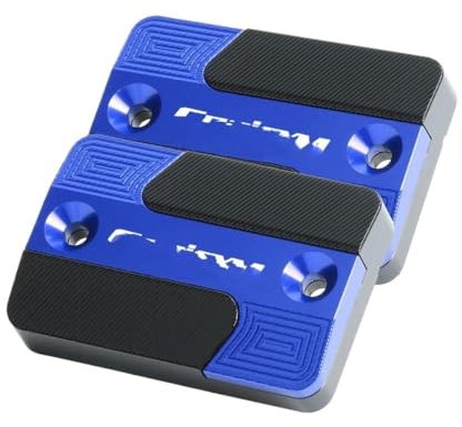 Vorne Hinten Flüssigkeit Reservoir Abdeckung Für CRUiSYM 300 250 125 150X 2020-2024 Motorrad Aluminium Vordere Kupplung Bremsflüssigkeit Reservoir Kappen Öl Tank Abdeckung(Blue)