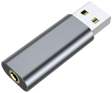 Carte Son USB, Son Externe 3,5 Mm pour Fiche Et Lecture De L'ordinateur
