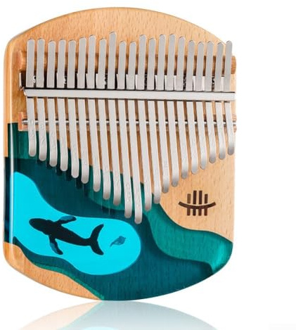 Amazing Sound Kalimba Daumen mit 21 Tasten und umfassendem Zubehör für Musikgenuss