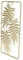 AUNMAS Decoración de la Pared de la Hoja de Metal, Wanddeko Metal Gold Elegant Nordic Style Palm Plaque con Marco de Arte Colgante de Arte para la Sala de Estar Office
