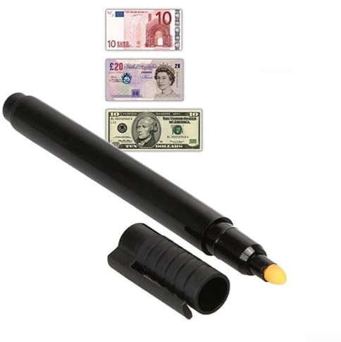 babominimer Counterfeit Banknote Detector Pen for for Quick Detection of Fake Dollar Bills, Money Detection Marker with Special Ink for for Identifying Counterfeit Currency in