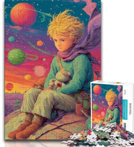 Der kleine Prinz Puzzle für Erwachsene, 1000 Teile, Stressabbau, schwierige Herausforderung, gutes Geschenk für die ganze Familie, 38x26cm