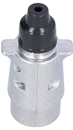 KIMISS Spina per Rimorchio Premium a 7 Pin - Connettore di Alimentazione per Affidabile per Auto Europee, Impermeabile 12 V, Costruzione Durevole