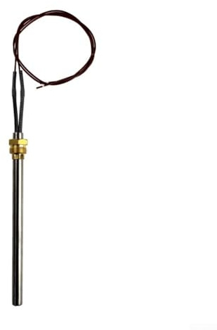 Encendedor de estufa de pellets, elemento de encendido de varilla caliente de 300 W, 10 x 160 mm, encendedor de calefacción de repuesto para quemador de pellets de madera