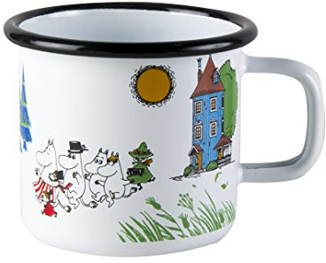 Muminki Dolina Muminków Kubek emaliowany 370 ml