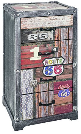 HAKU Möbel 27959 Kommode, Vintage, 36 x 39 x 77 cm