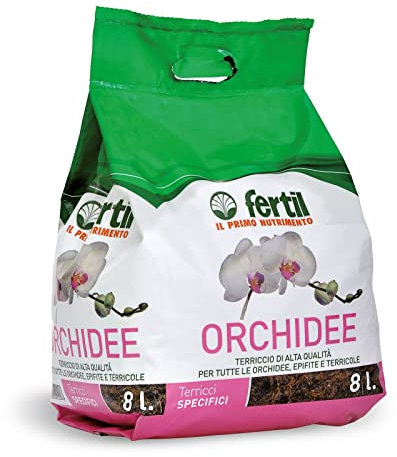 Fertil Orchidee Terriccio Specifico per Tutte le Orchidee Confezione 8 Litri
