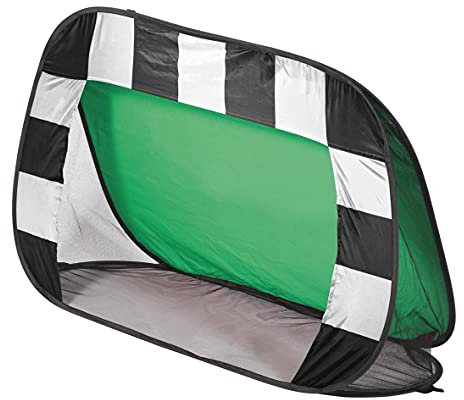 Fußballtor Faltbar Pop-UP Mini Torwand selbstentfaltend 120 x 75 x 45 cm klappbar für den Garten mit Tasche Football Kicker Tor tragbar